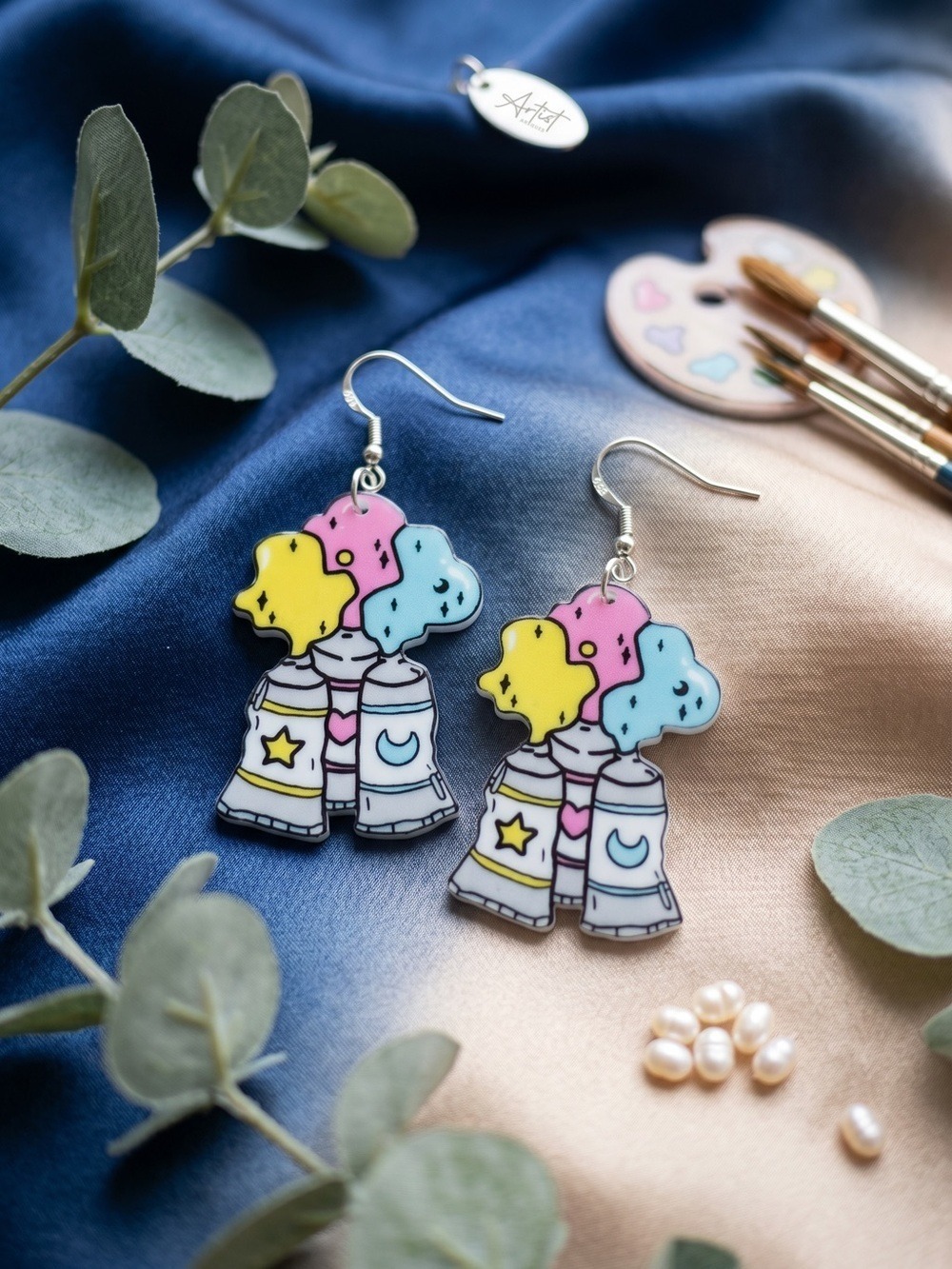 ✨5/$25✨Colorful Cartoon Earrings